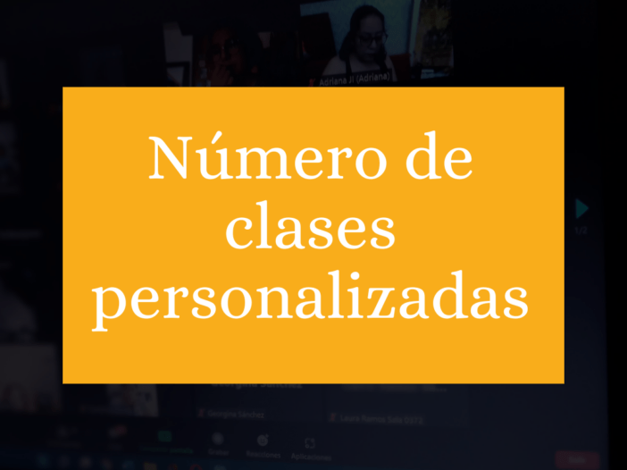 número de clases personalizadas 