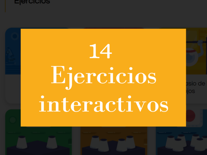 14 ejercicios interactivos